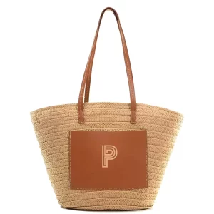 Capazo de playa personalizado con inicial