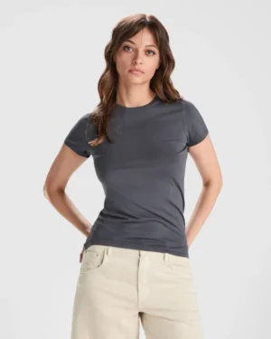 Camiseta algodón orgánico Roly Golden Mujer