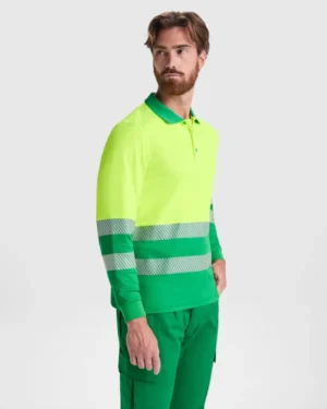 Polo Alta Visibilidad Roly Atrio manga larga