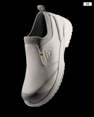 Calzado laboral Roly Pearl S2 Blanco sin cordones