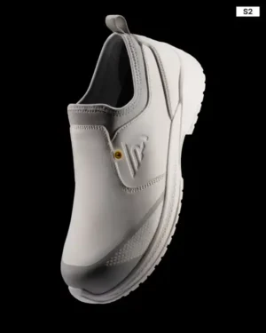 Calzado laboral Roly Pearl S2 Blanco sin cordones - Ref. ZL8387