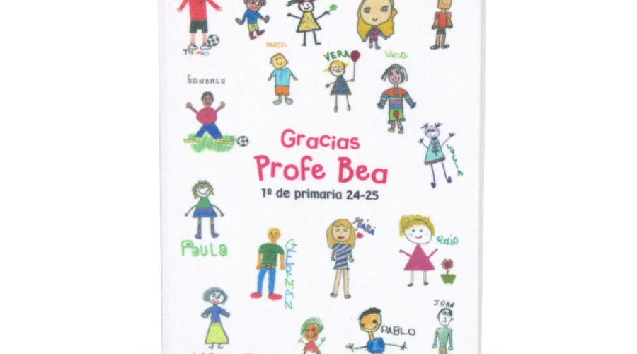 libreta personalizada con dibujos para profesores